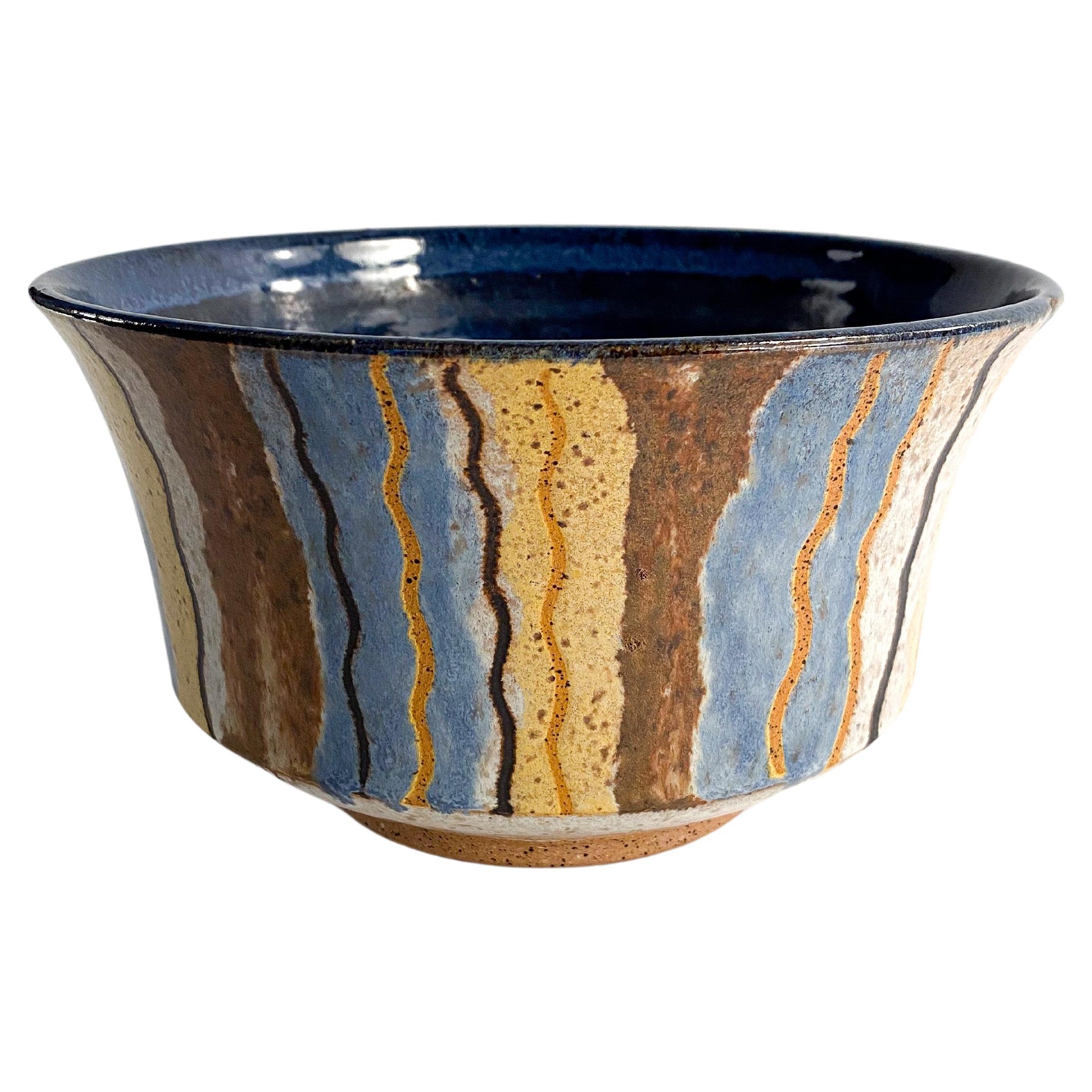 Vintage Studio Pottery Bowl For Sale