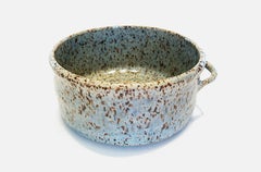 Vintage Studio Pottery Bowl with Handle - Signed - Canada - Late 20th Century