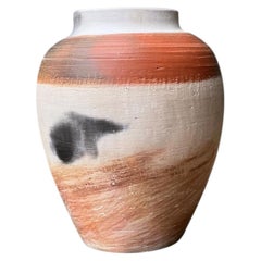 Vase en céramique polie « Vintage Studio Pottery »