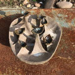Vintage Mid-Century Studio Pottery Candelabra Unknown Artist Voulkos Soldner
