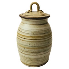 Retro Studio Pottery Canister by Tim Wedel