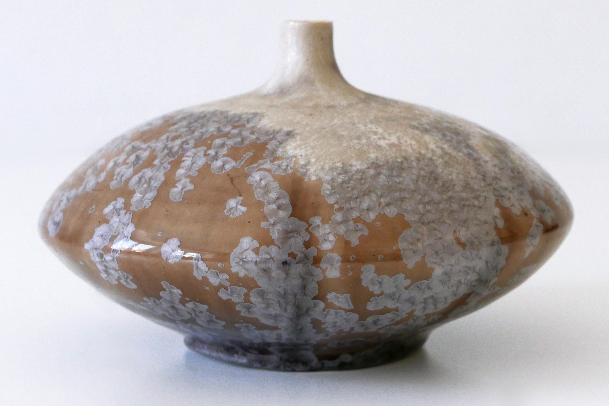 Vintage Studio Pottery Ceramic Vase No 05 by Ilse Ludwig-Korbel Germany 1980s For Sale 1