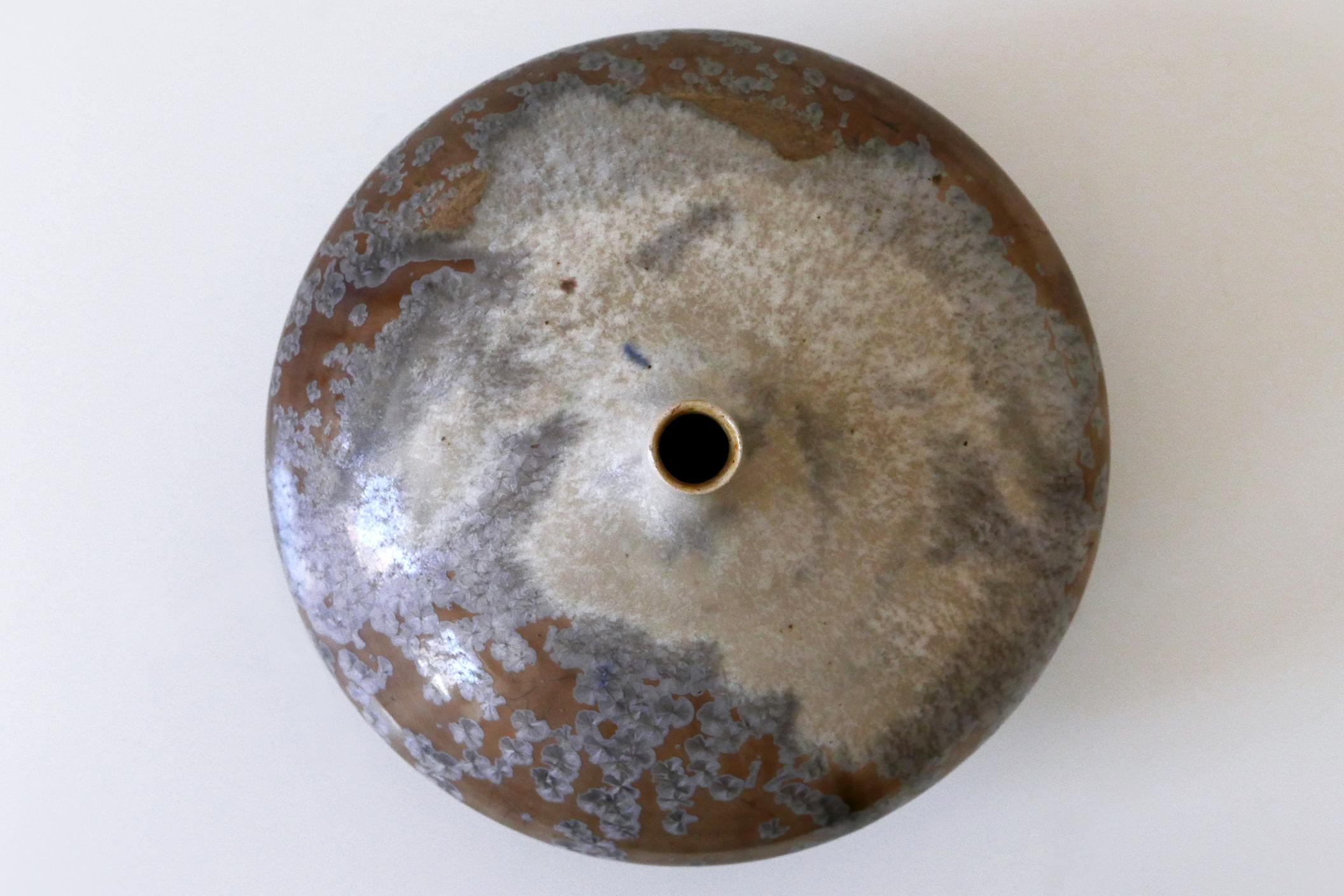 Vintage Studio Pottery Ceramic Vase No 05 by Ilse Ludwig-Korbel Germany 1980s For Sale 3
