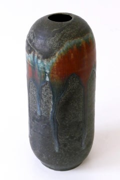 Vintage Studio Pottery Ceramic Vase No 07 by Ilse Ludwig-Korbel Germany 1988