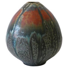 Vintage Studio Pottery Ceramic Vase No 09 by Ilse Ludwig-Korbel Germany 1986