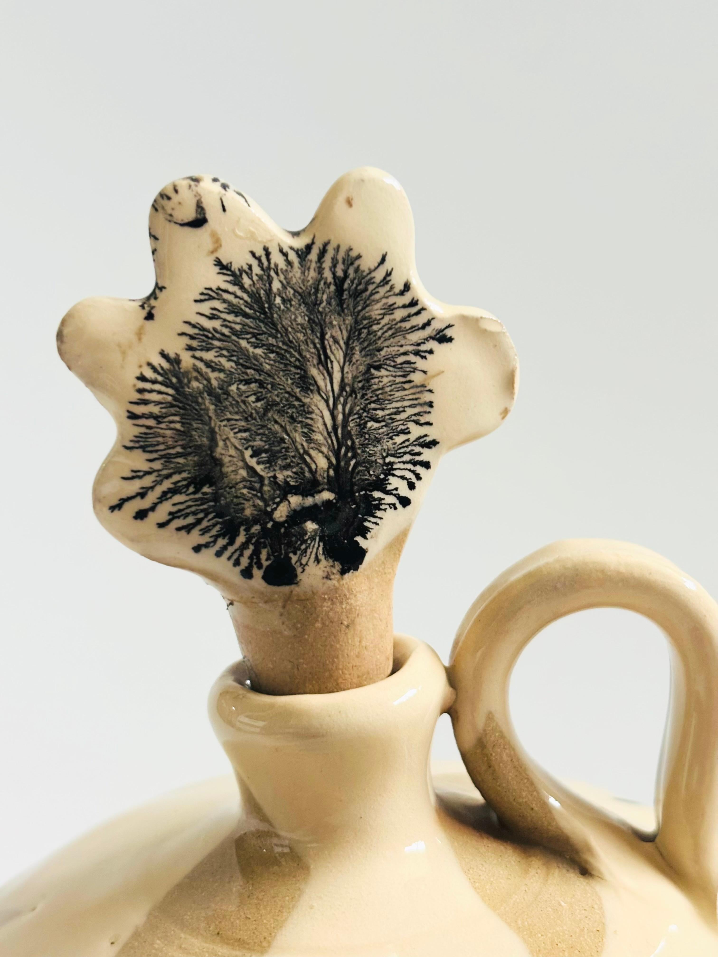 Vintage Studio Pottery Karaffe (Organische Moderne) im Angebot