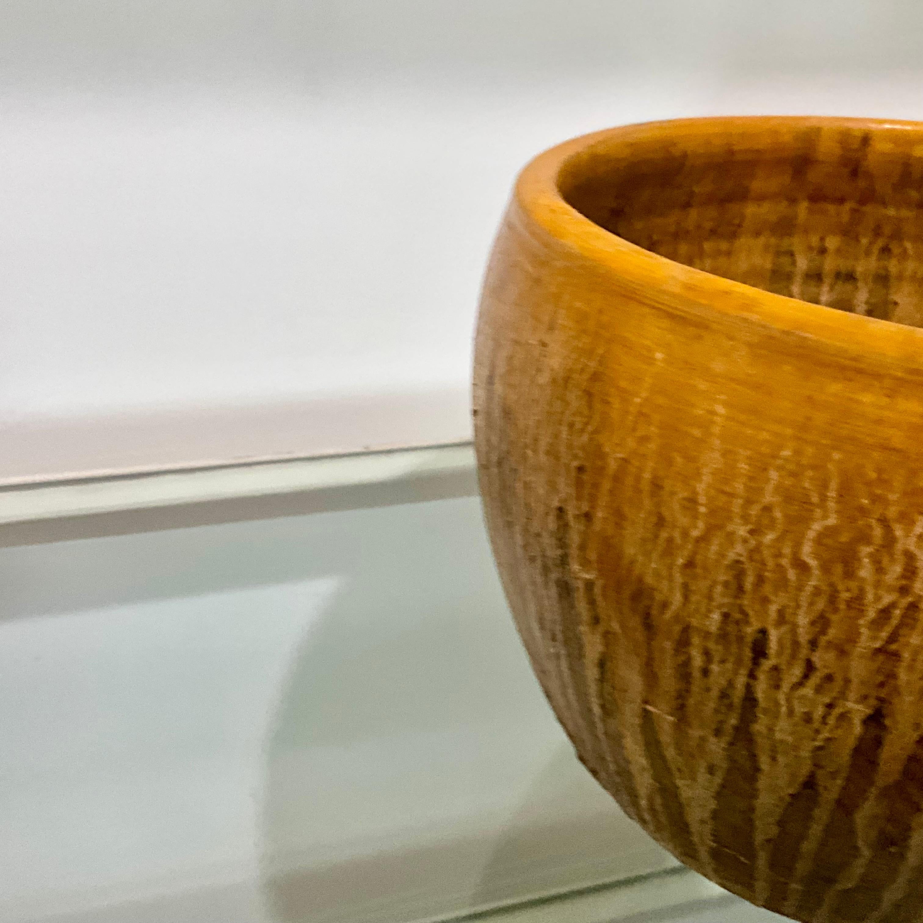 Vintage Studio Pottery Drip-Glaze Bowl, 9” High by 7” Diameter For Sale 2