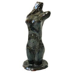 Vintage Studio Pottery Female Nude Vase