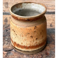 Vaso in ceramica smaltata, realizzato in stile vintage da Studio Pottery
