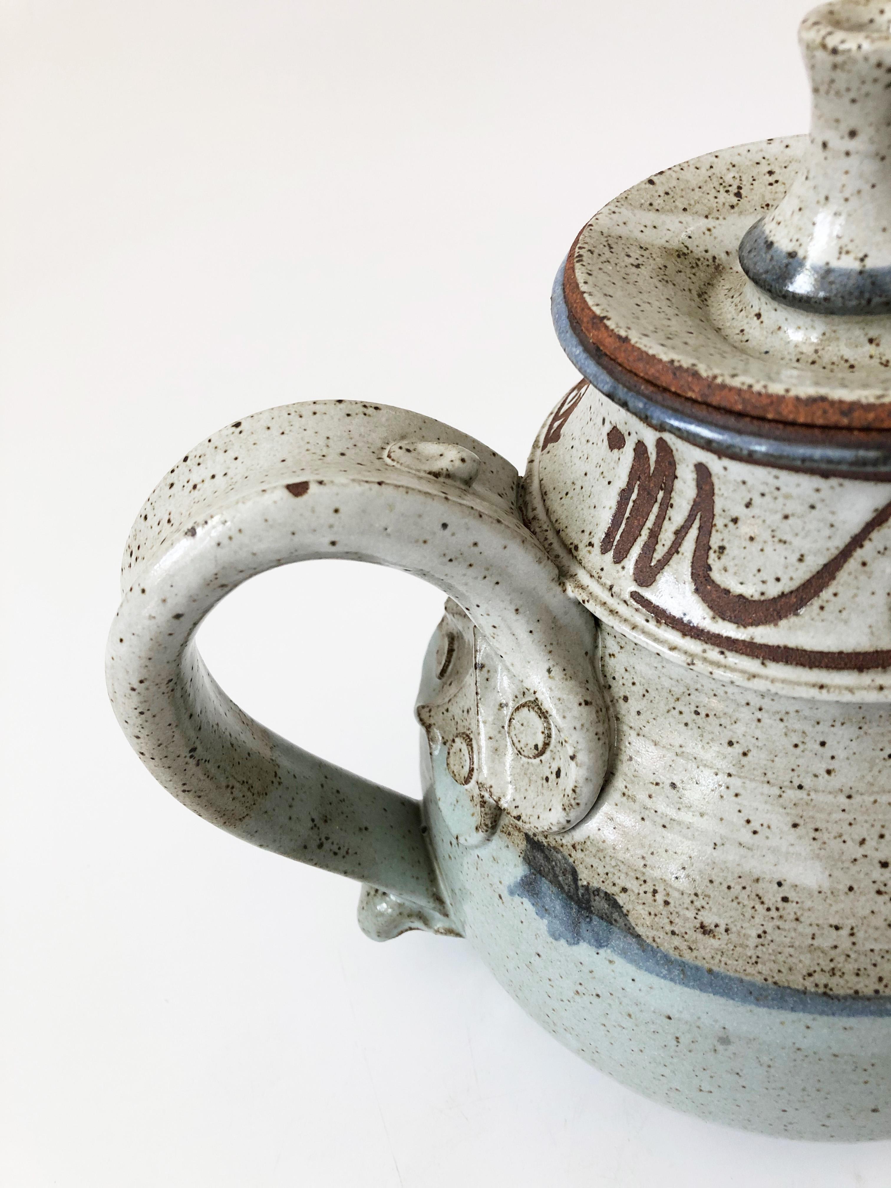 20th Century Vintage Studio Pottery Teapot by Frank Massarella
