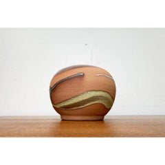 Vintage Studio Pottery Vase from Alfa Dom Pottery, Dominican Republic