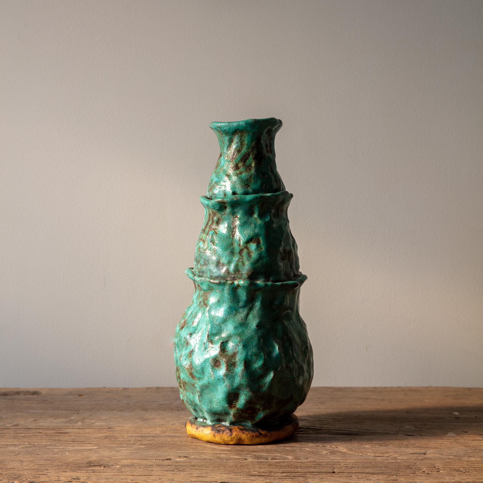 Unique Studio pottery ceramic vase