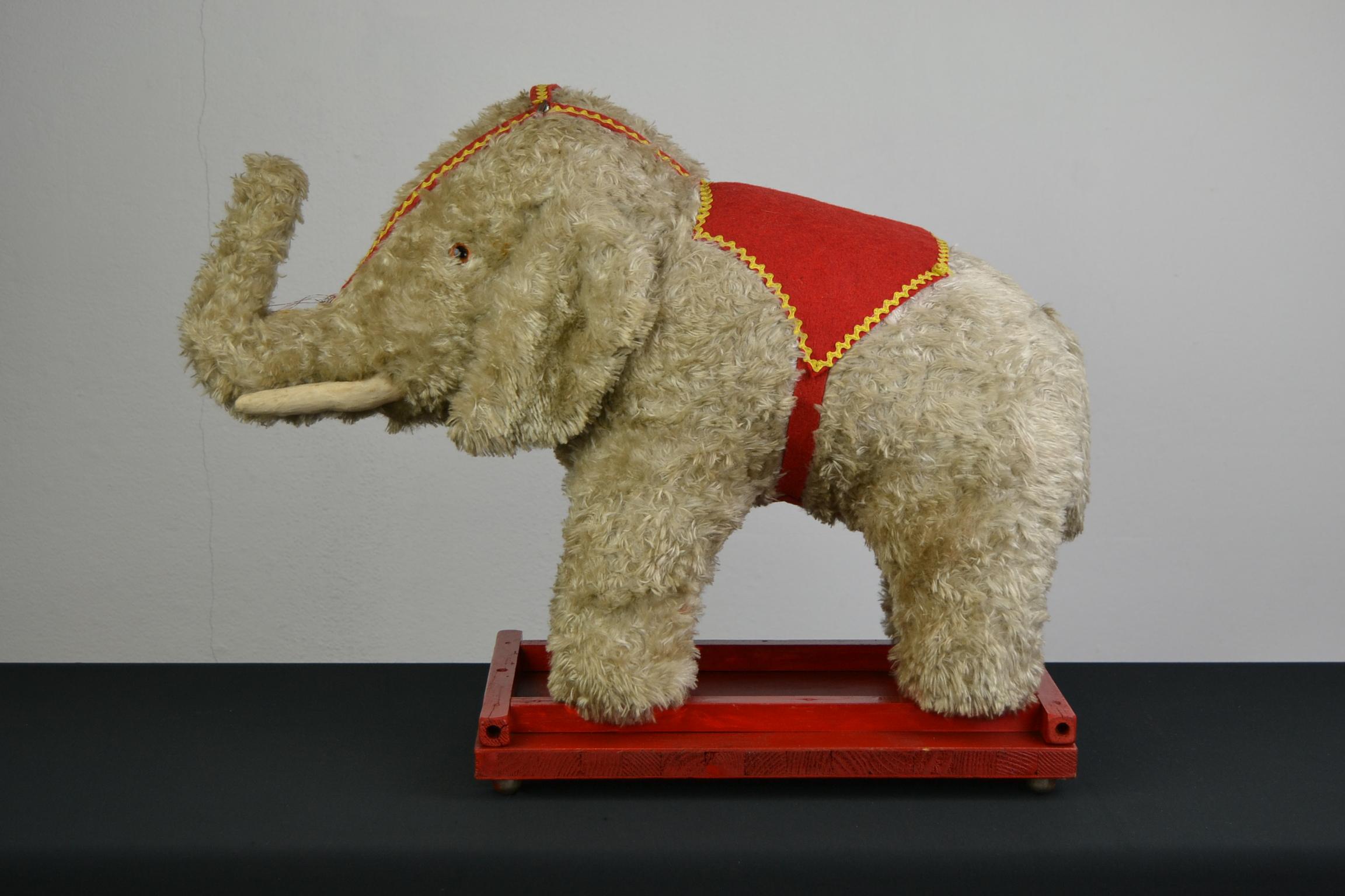 vintage elephant toy