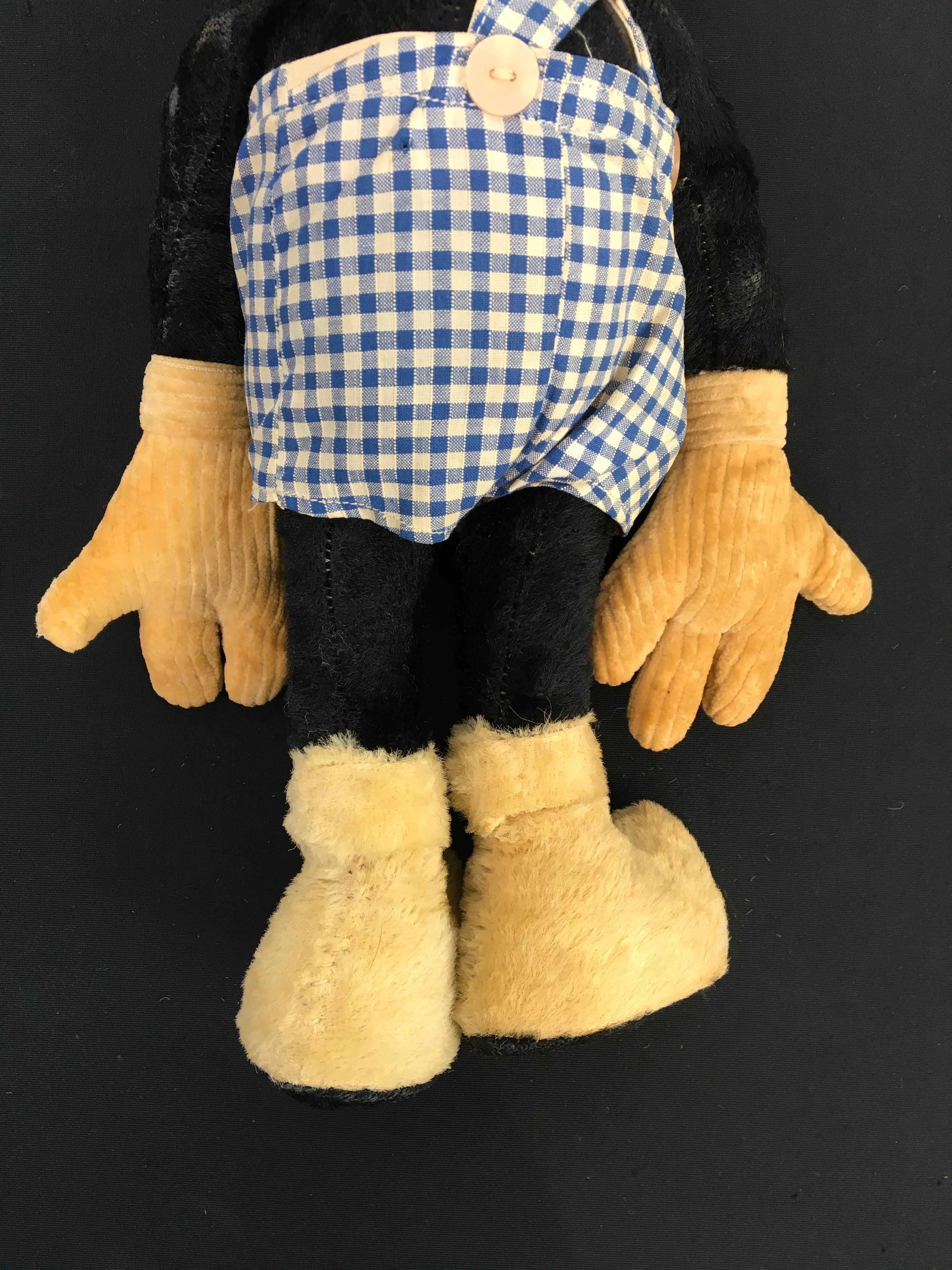 Vintage geraffte Mickey-Puppe, Kinderspielzeug  im Angebot 3