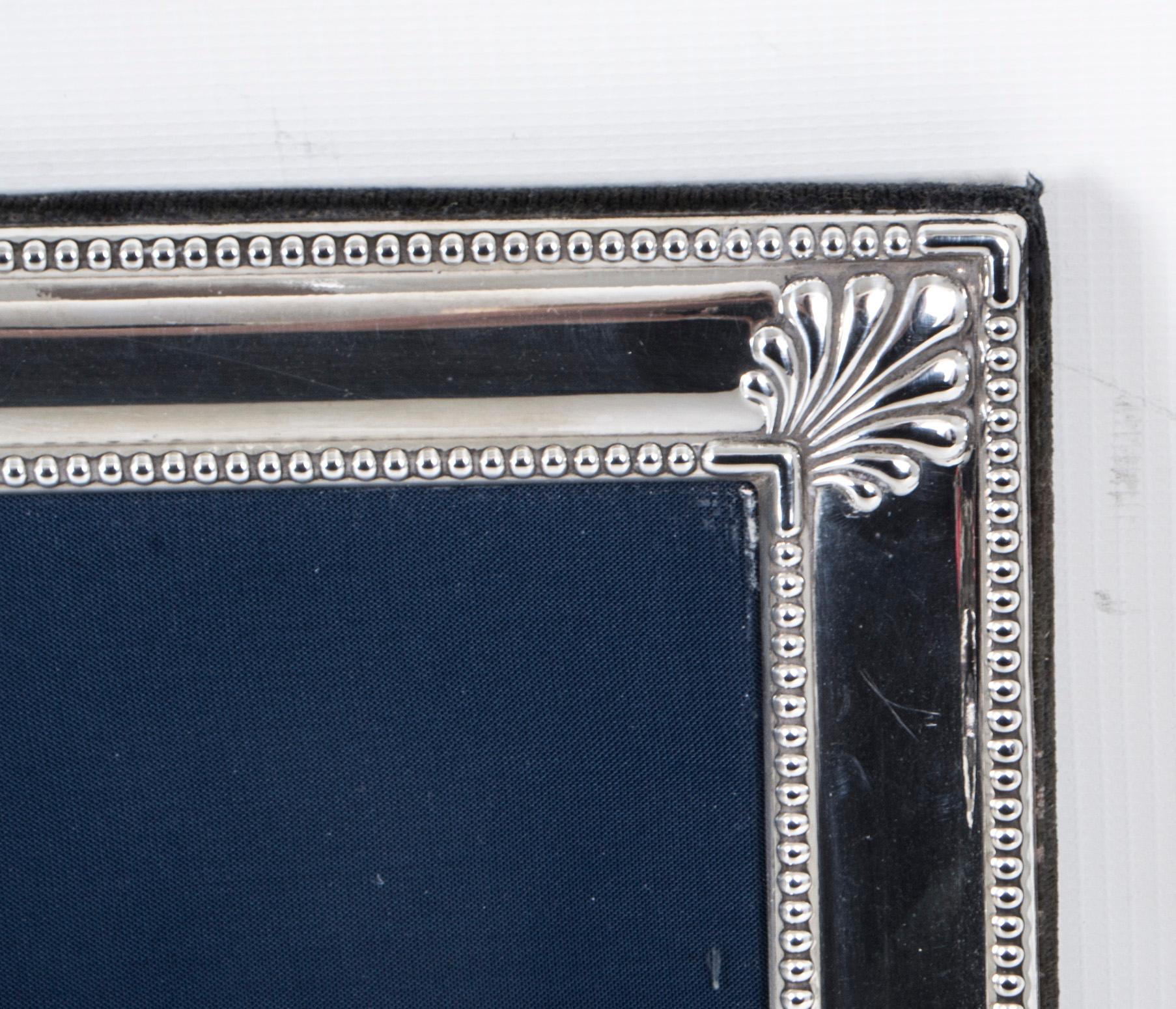 English Vintage Stunning Classical Sterling Silver Photo Frame