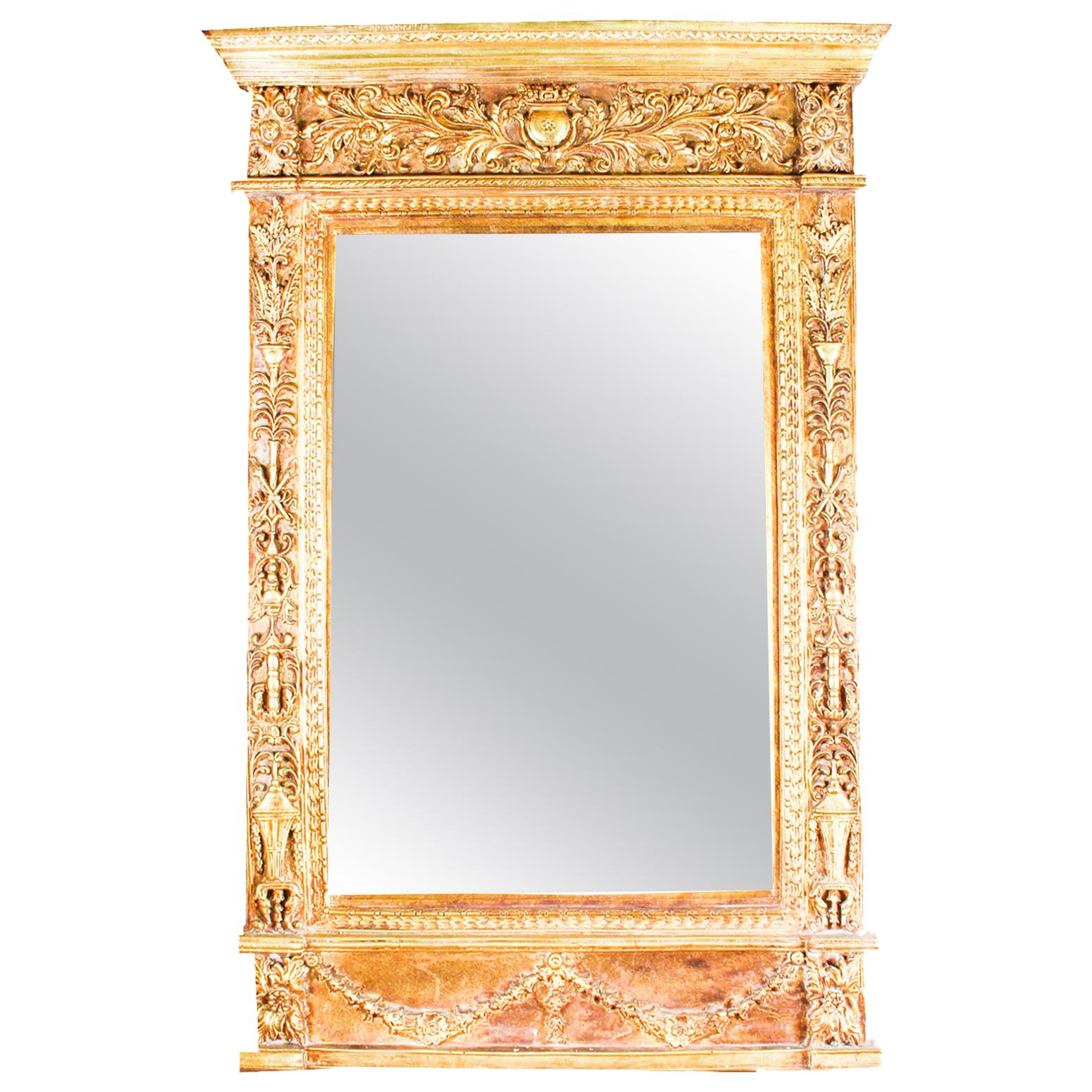 Vintage Ornate Italian Gilded Mirror
