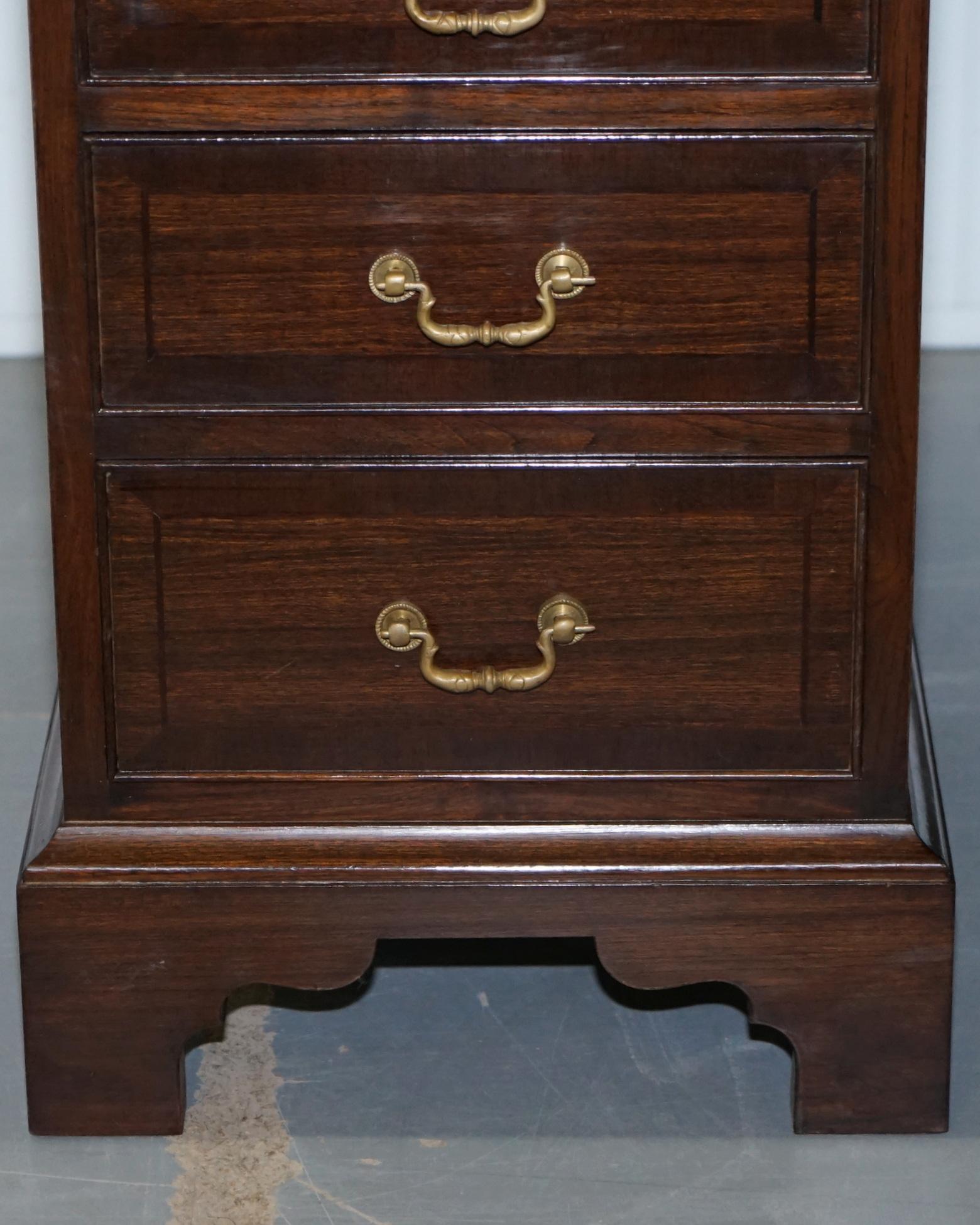 Vintage Stunning Large Solid Hardwood Twin Pedestal Partner Desk Rare Find 4
