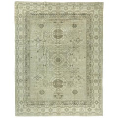 Khotan-Revival-Teppich im Vintage-Stil des 18. Jahrhundert