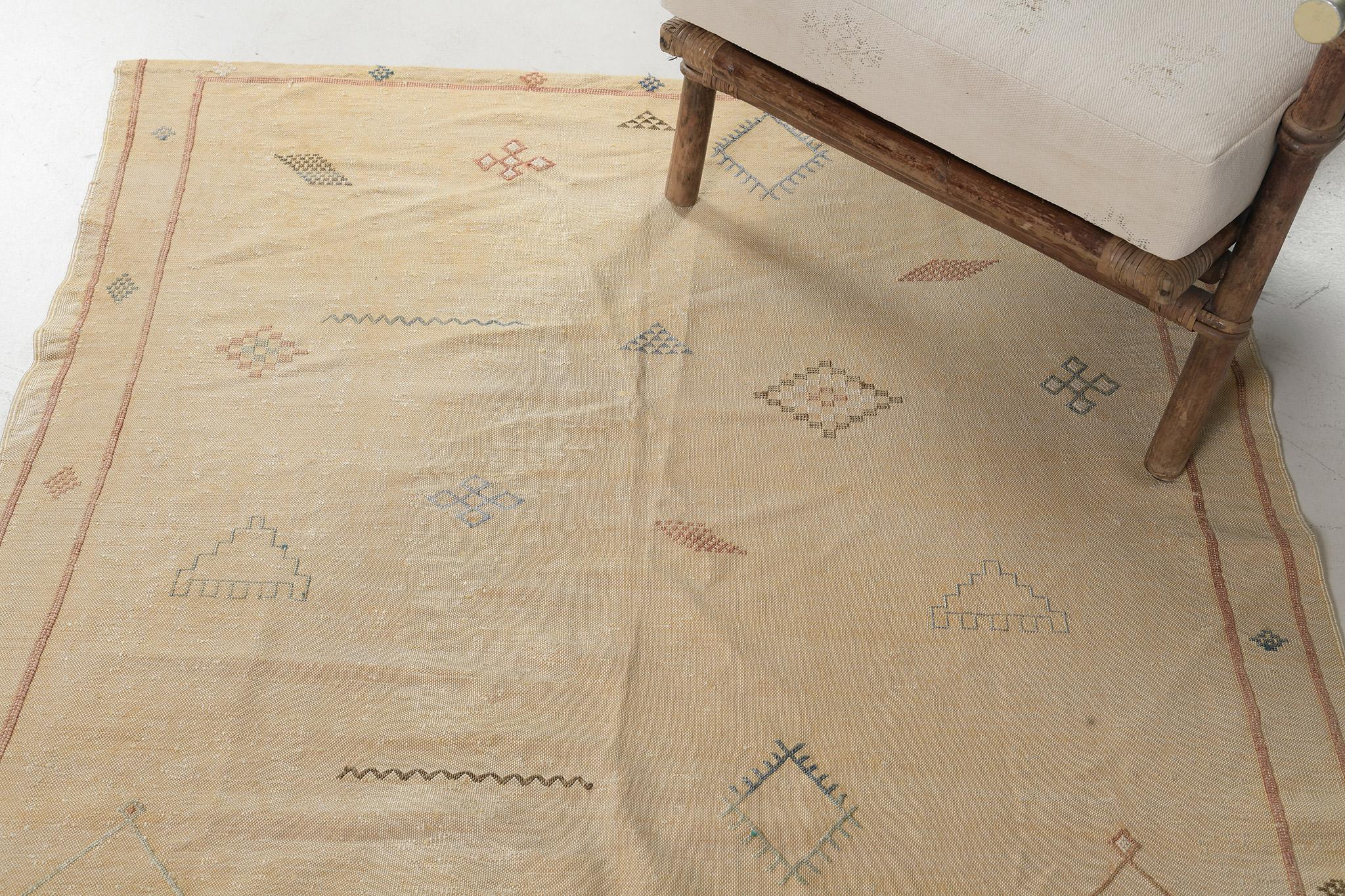 Kilim africain à tissage plat tribal de style vintage Bon état - En vente à WEST HOLLYWOOD, CA
