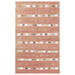 Vintage Style African Tribal Flachgewebe Kelim