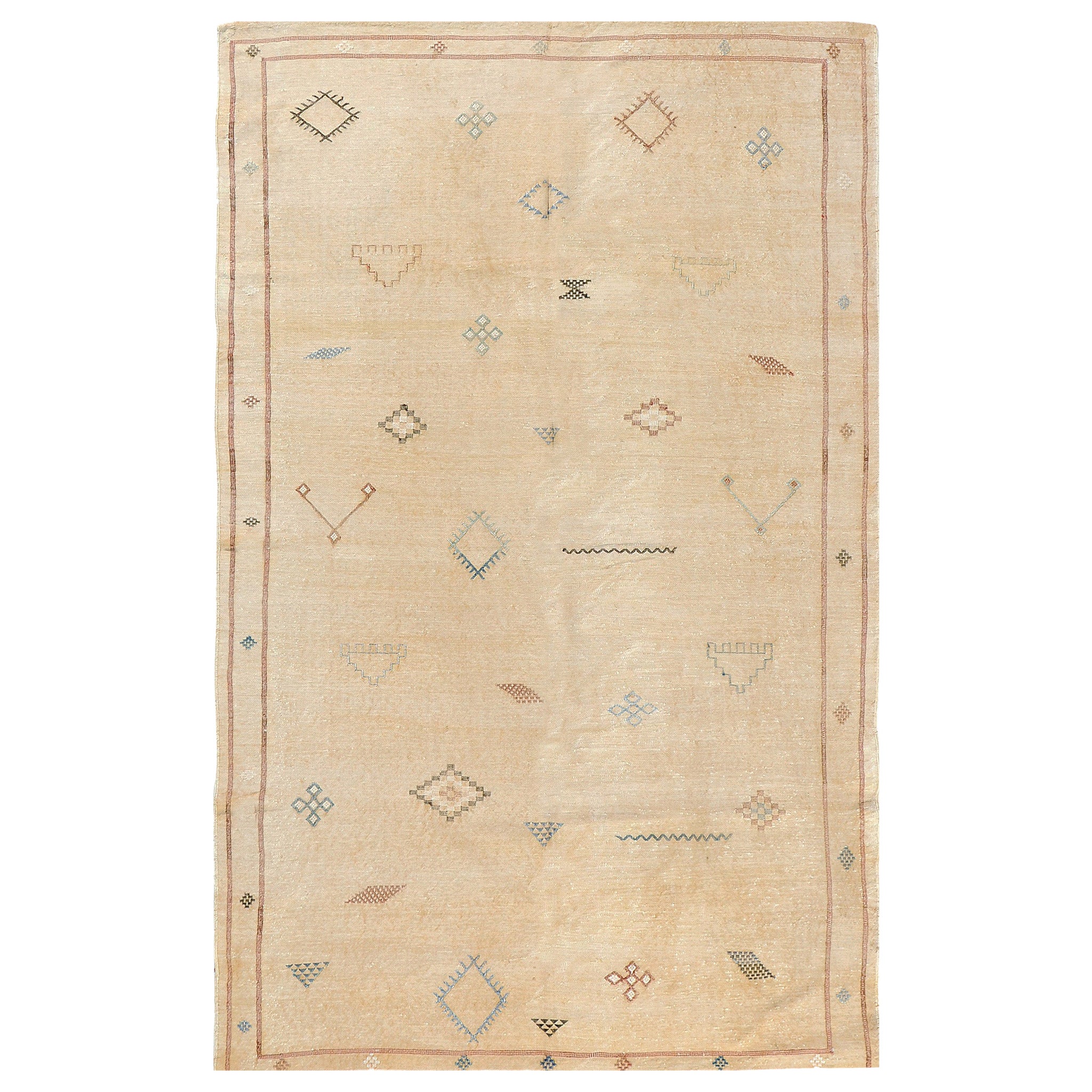Vintage Style African Tribal Flachgewebe Kelim