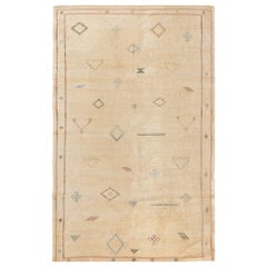 Vintage Style African Tribal Flat Weave Kilim