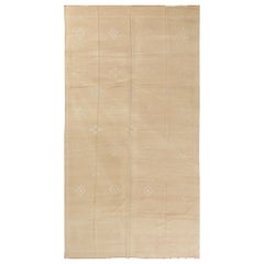 Kilim tribale africano a trama piatta in stile vintage
