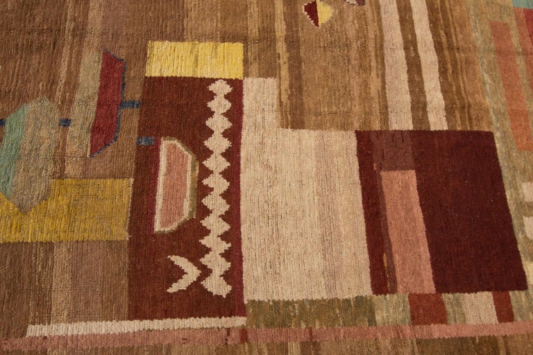 Vintage Style Art Deco Style Rug For Sale at 1stdibs