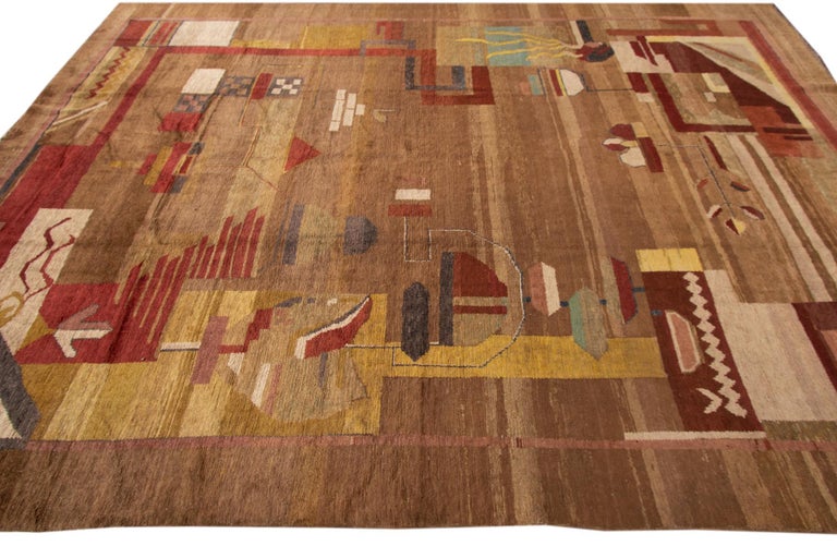 Vintage Style Art Deco Style Rug For Sale at 1stdibs