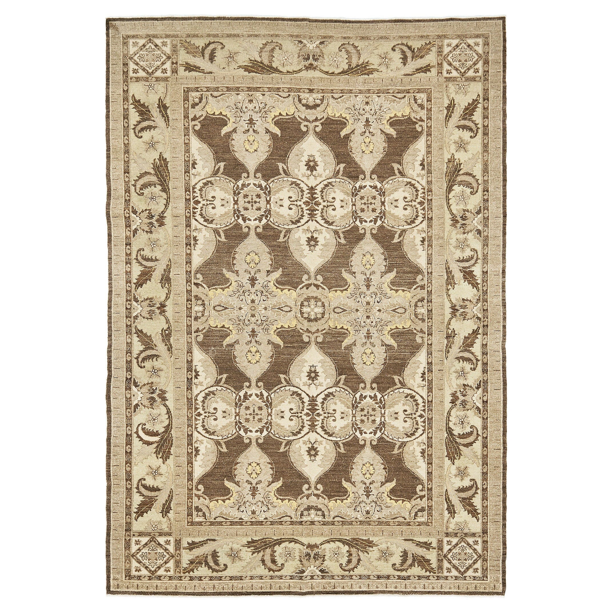 Tappeto in stile vintage con design Arts and Crafts