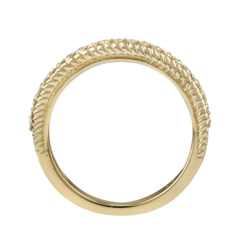 Customizable Vintage Style Diamond Half Eternity Wedding Band Ring in ...