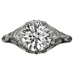 Vintage Style Diamond Ring is Impressive in Size with a Gorgeously Detailed