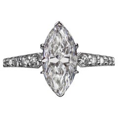 Vintage Style Diamond Solitaire Ring