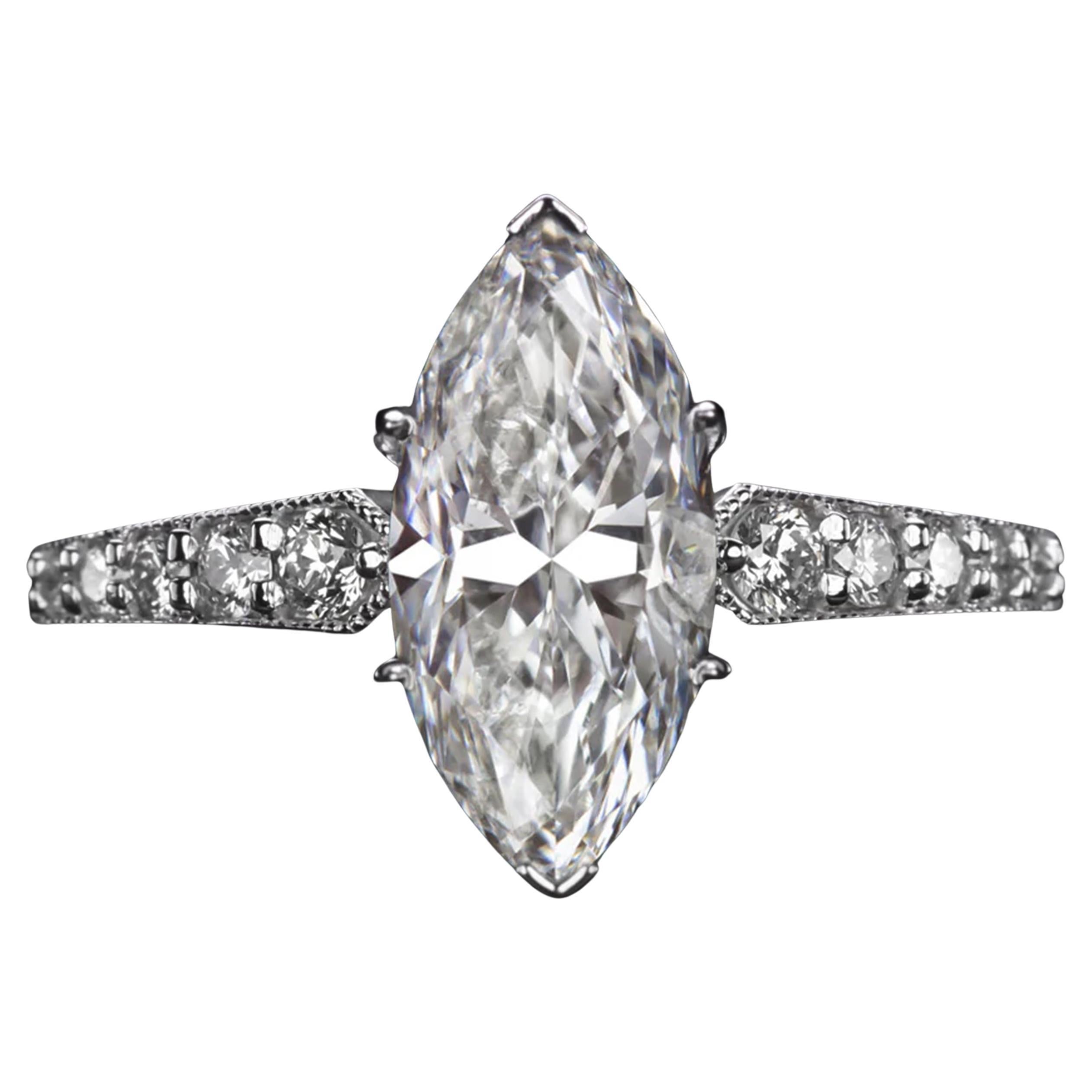 Anillo solitario de diamantes estilo vintage