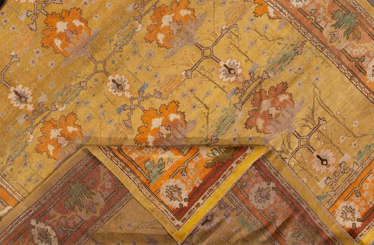 Vintage Style Donegal Arts and Crafts Rug For Sale at 1stdibs