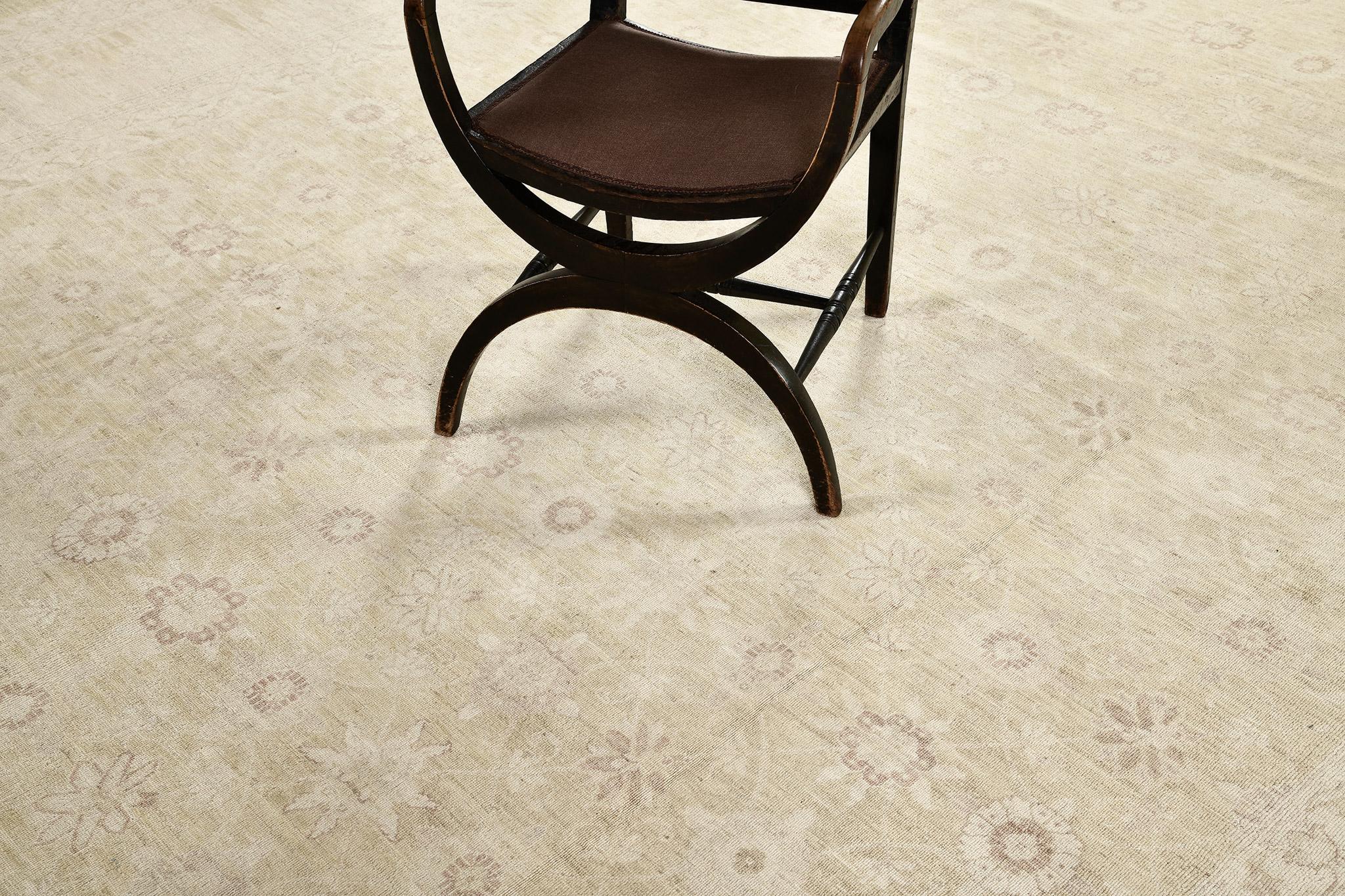 Farahan Design-Teppich Rapture-Kollektion im Vintage-Stil (Afghanisch) im Angebot