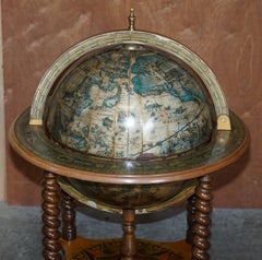 Vintage Style Floor Iglobe Drinks Cabinet Table Inside Decorative Piece