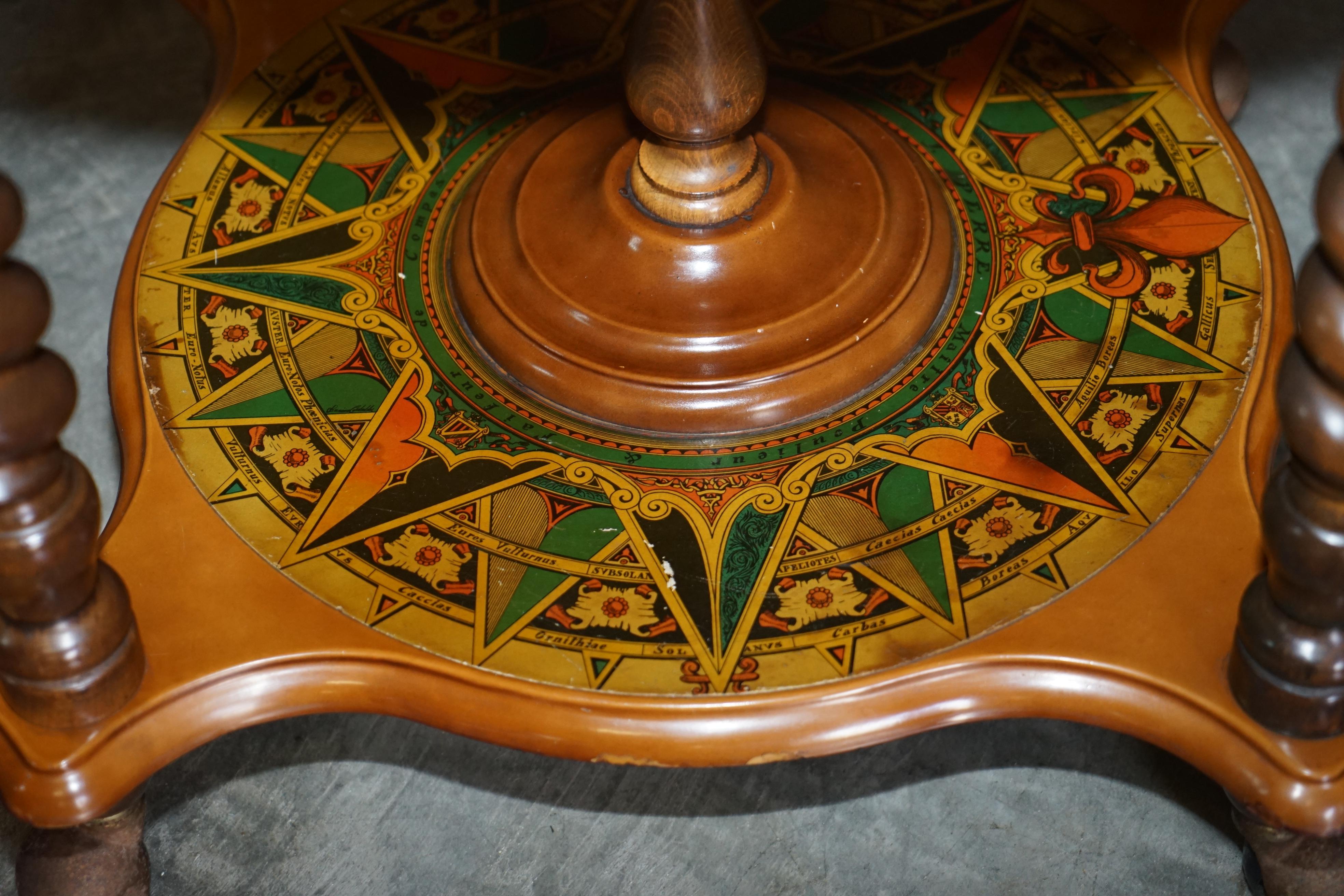 English Vintage Style Floor Iglobe Drinks Cabinet Table Inside Decorative Piece