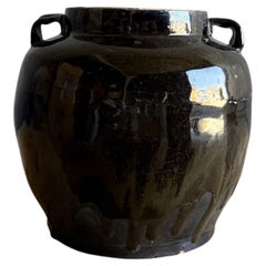 Vintage Stil glasiert Öl Keramik #91A