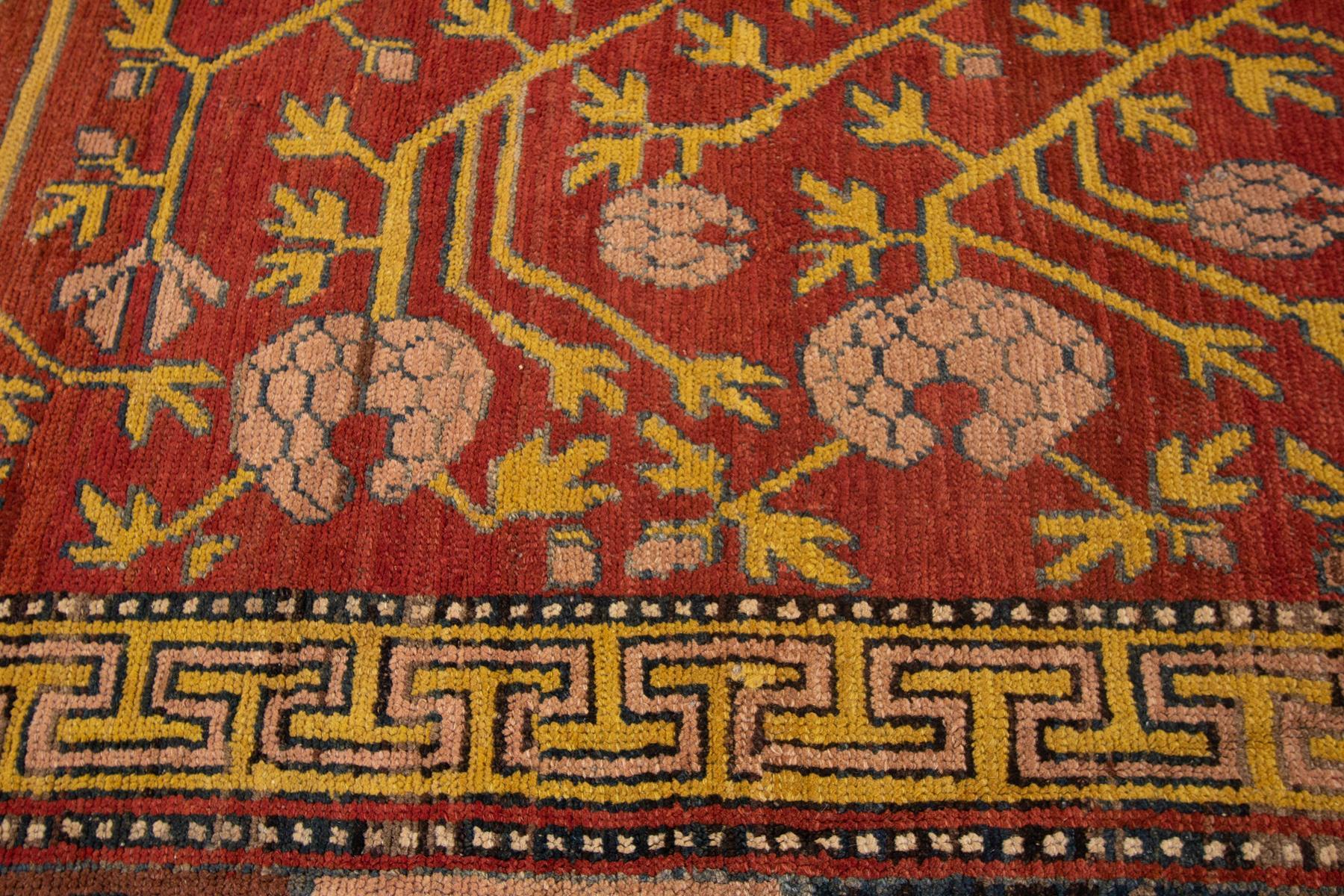 Persian Vintage Style Kohtan Rug For Sale
