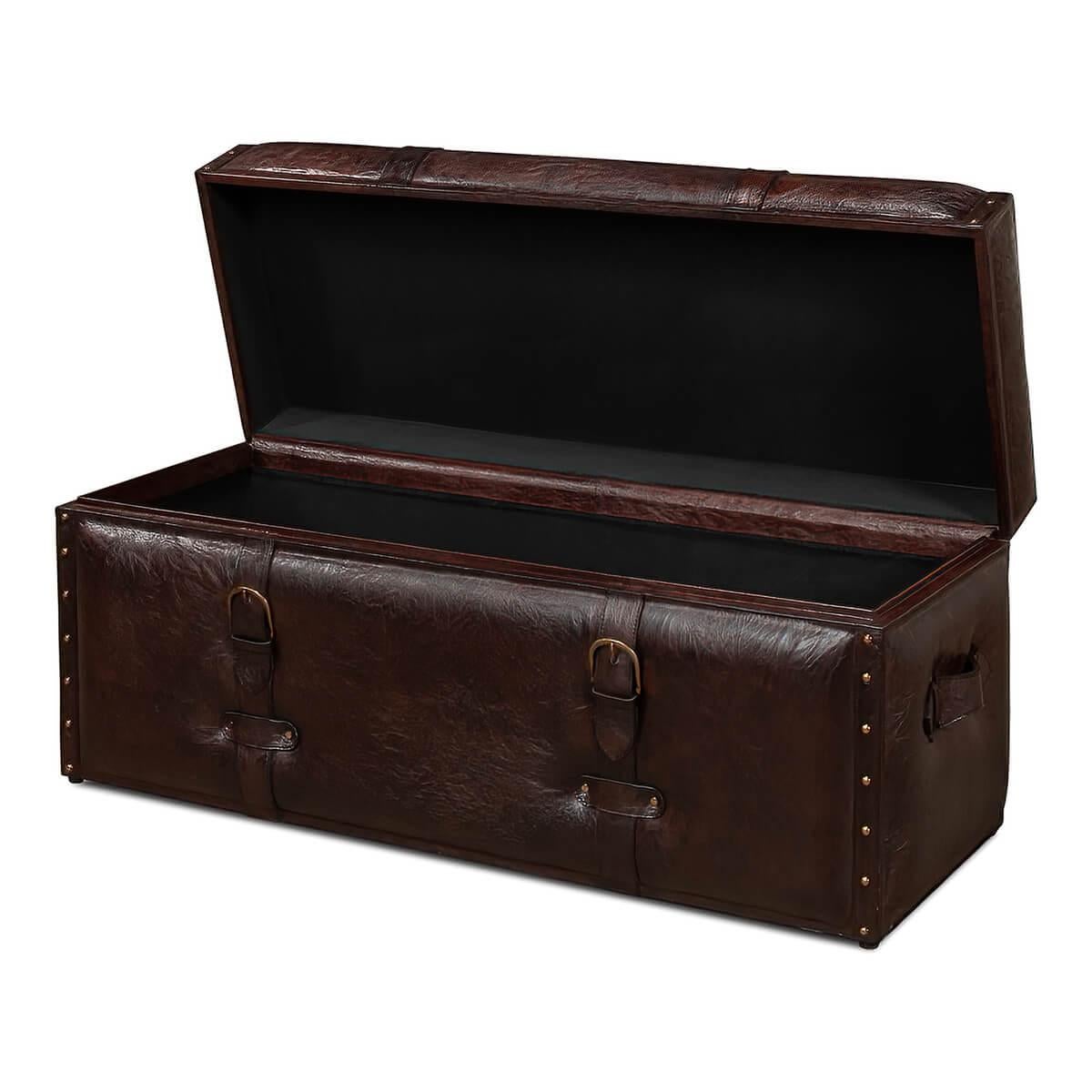 steamer trunk bench