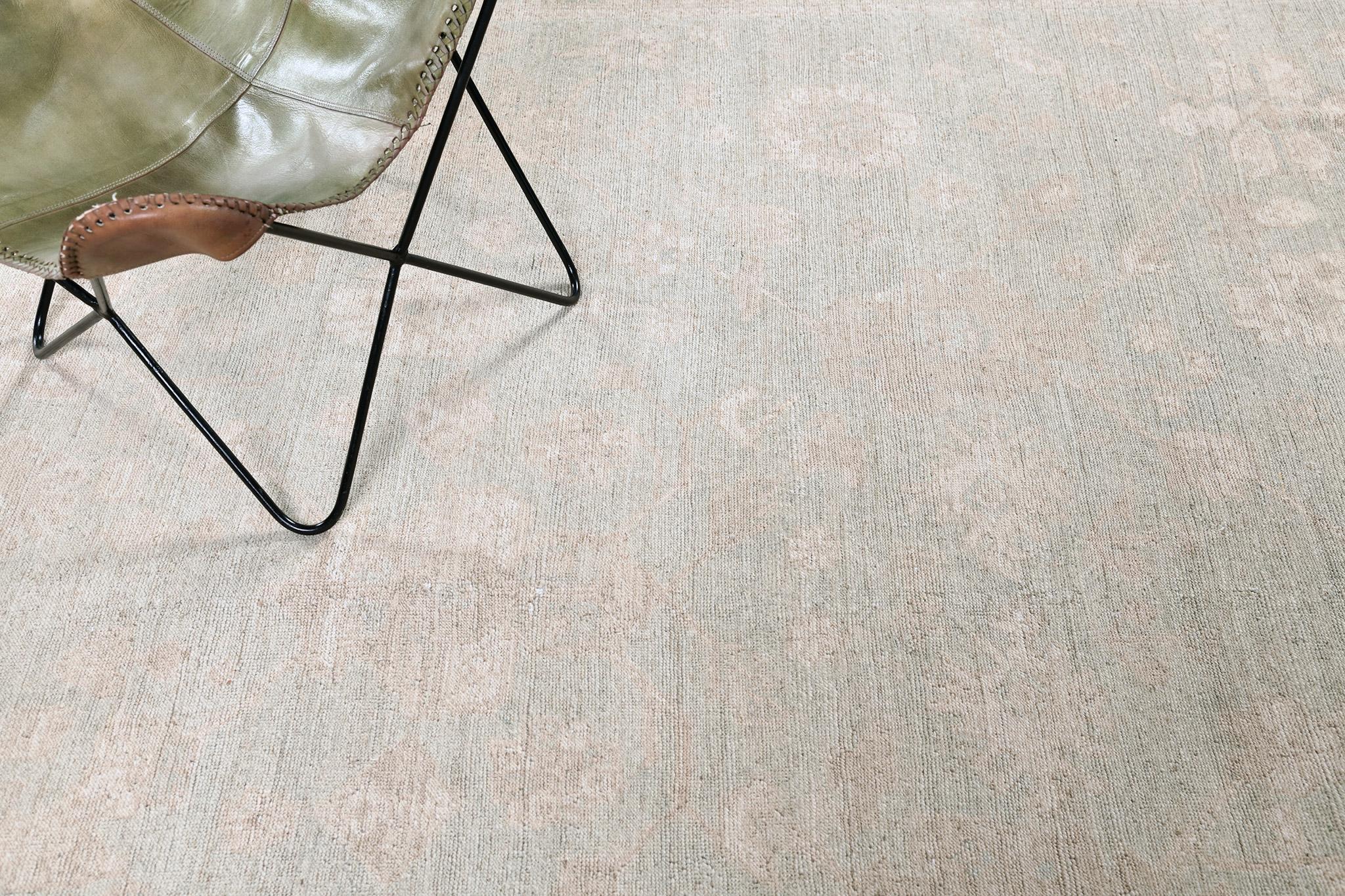 Mahal Design-Teppich im Vintage-Stil im Angebot 3
