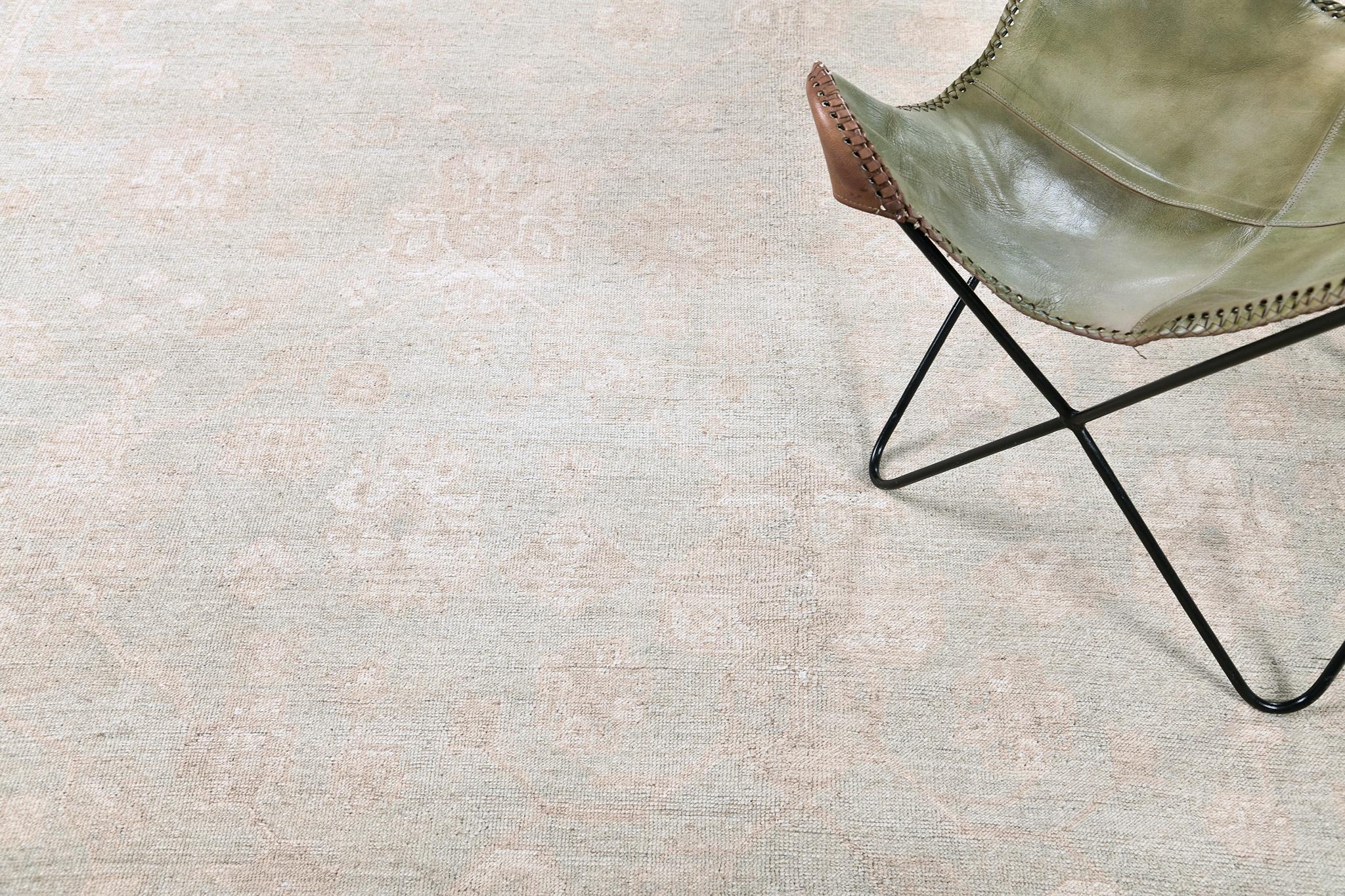 Mahal Design-Teppich im Vintage-Stil im Angebot 4