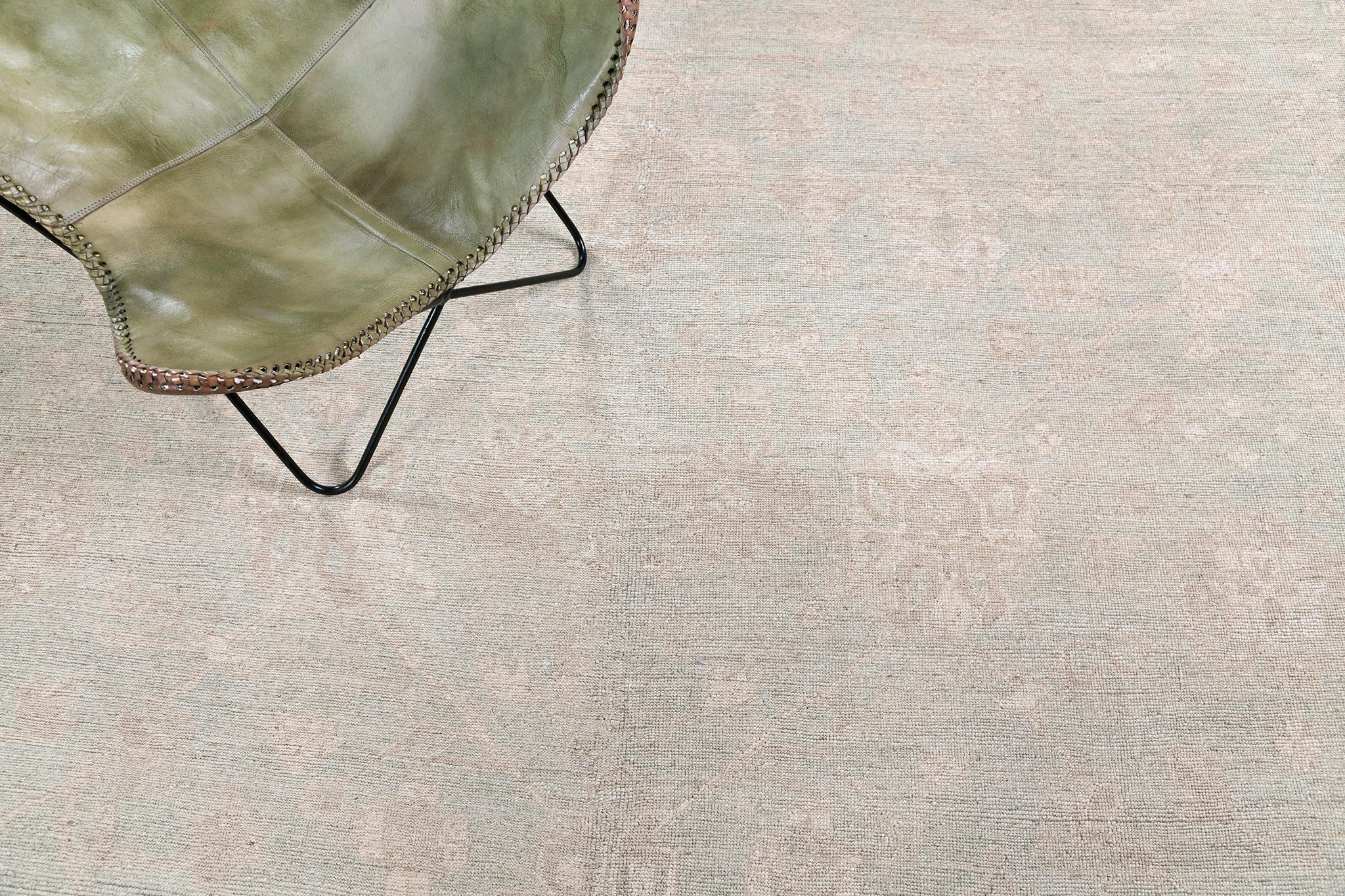 Mahal Design-Teppich im Vintage-Stil im Angebot 1