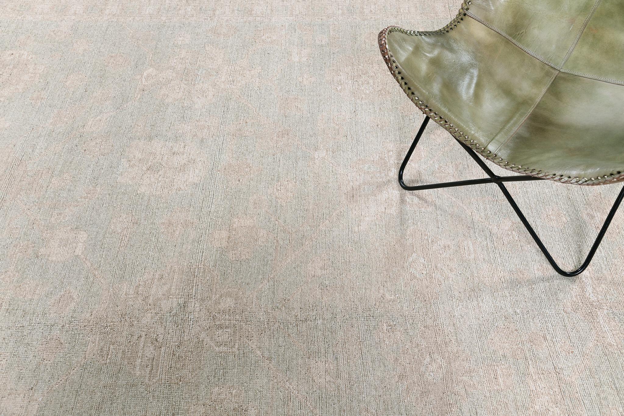 Mahal Design-Teppich im Vintage-Stil im Angebot 2