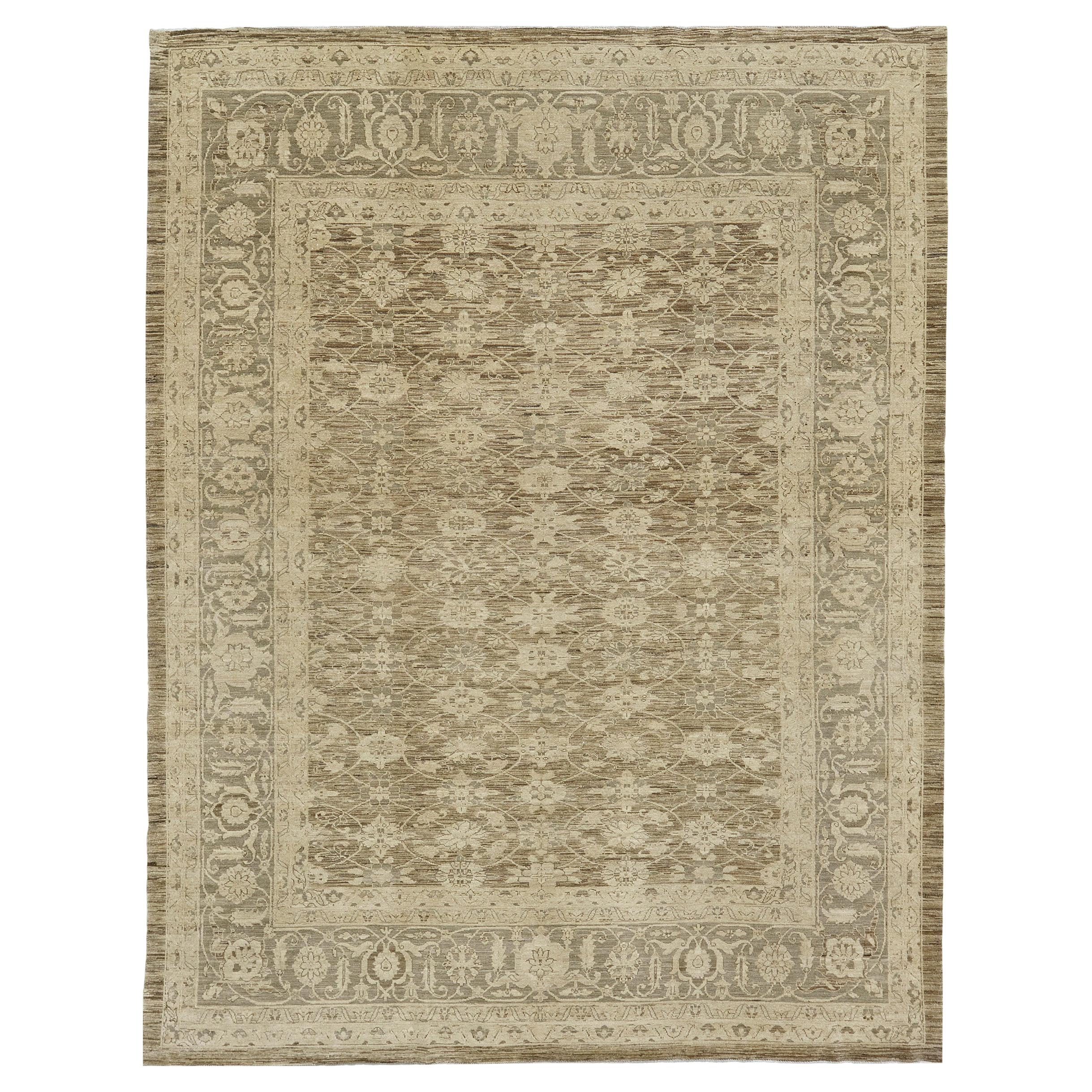 Vintage Style Mahal Revival Rug For Sale
