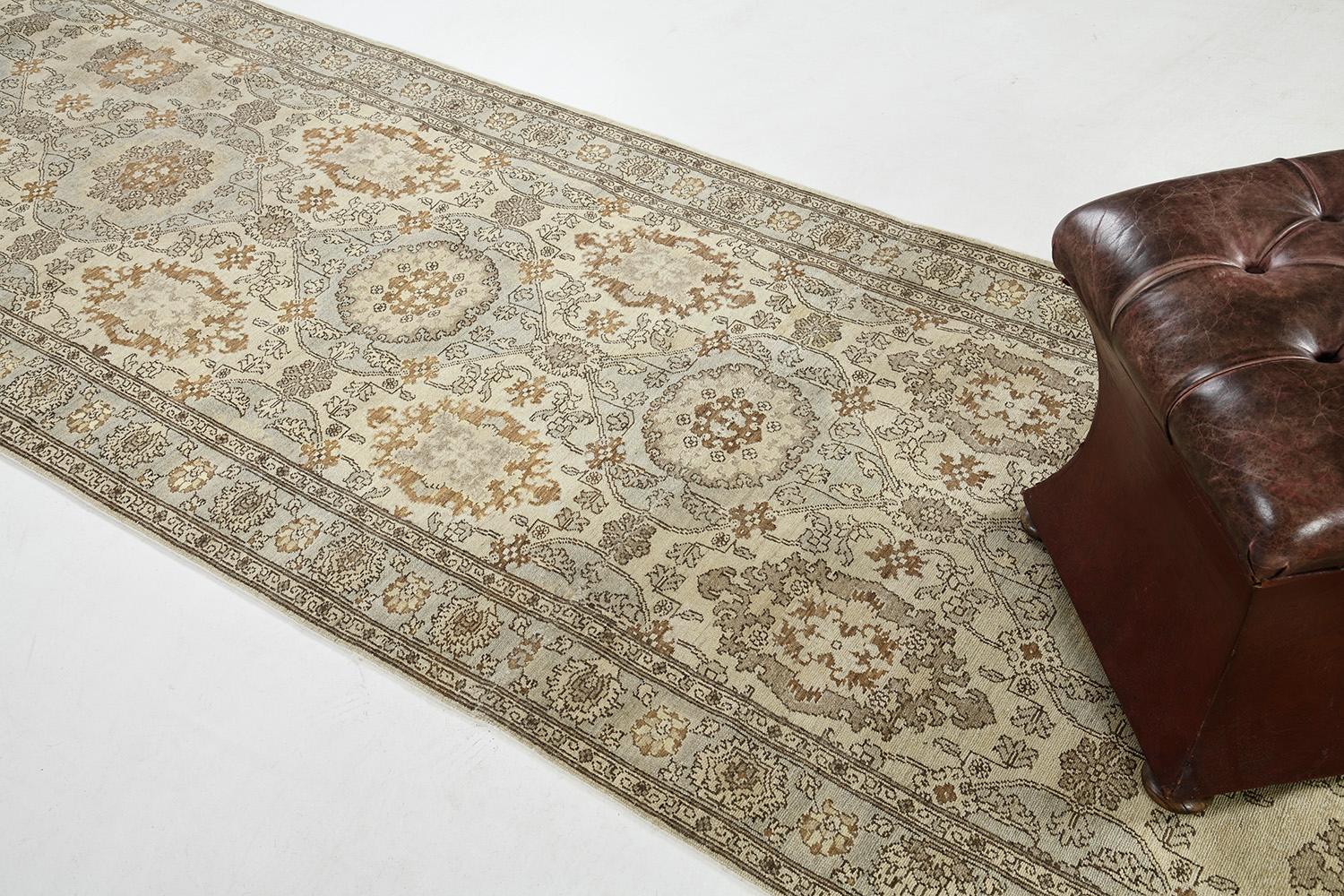 Mahal Revival-Läufer im Vintage-Stil (21. Jahrhundert und zeitgenössisch) im Angebot