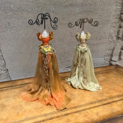 Vintage-Style Mannequin Dress Form Jewelry Displays Victorian or Coquette-Style