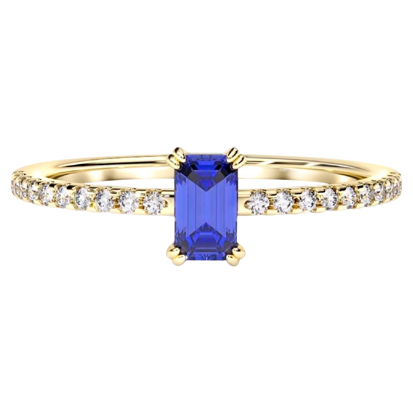 Vintage style moissanite 14k gold ring.