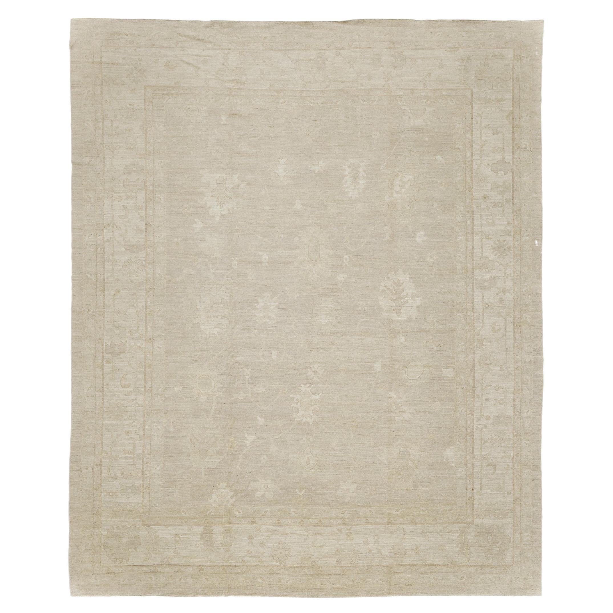 Vintage Style Oushak Re-Creation Rug Safira Collection